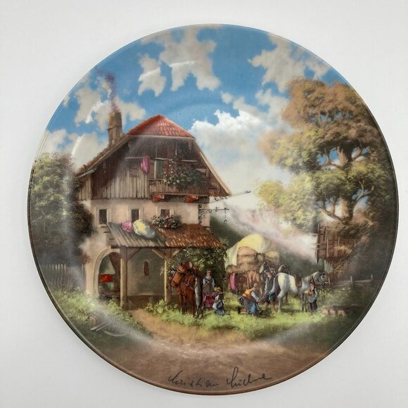 Bradford Exchange Other - Von Christian Luckel Vor der Schmiede Bradford Exchange The Blacksmith Plate